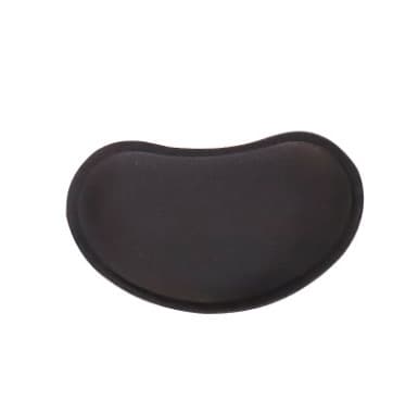 Repose-poignet de souris (caoutchouc naturel, noir)