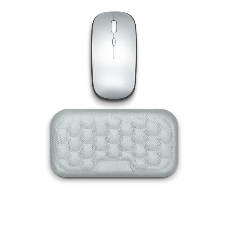 Repose-poignet de souris (mousse à mémoire de forme, gris)